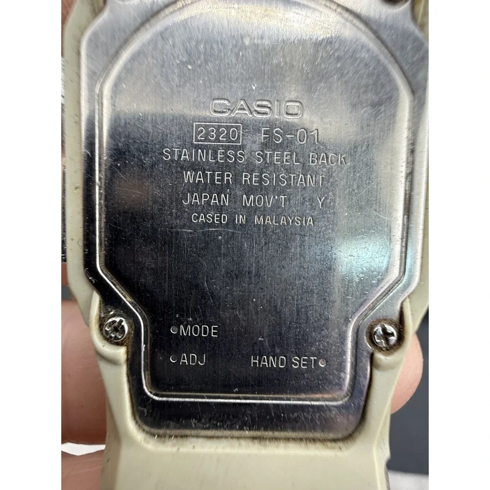 Vintage‎ Casio Watch Dual Time Film BROKEN FOR PARTS